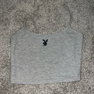 Playboy grey tank top